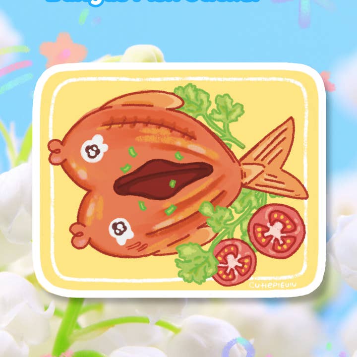 Fishy Bangus Sticker for wholesale by Cutiepieviv