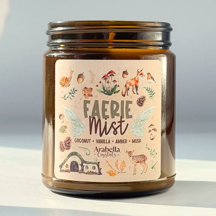 Vela de Otoño de Niebla de Hadas para venta al por mayor de Arabella Crystals