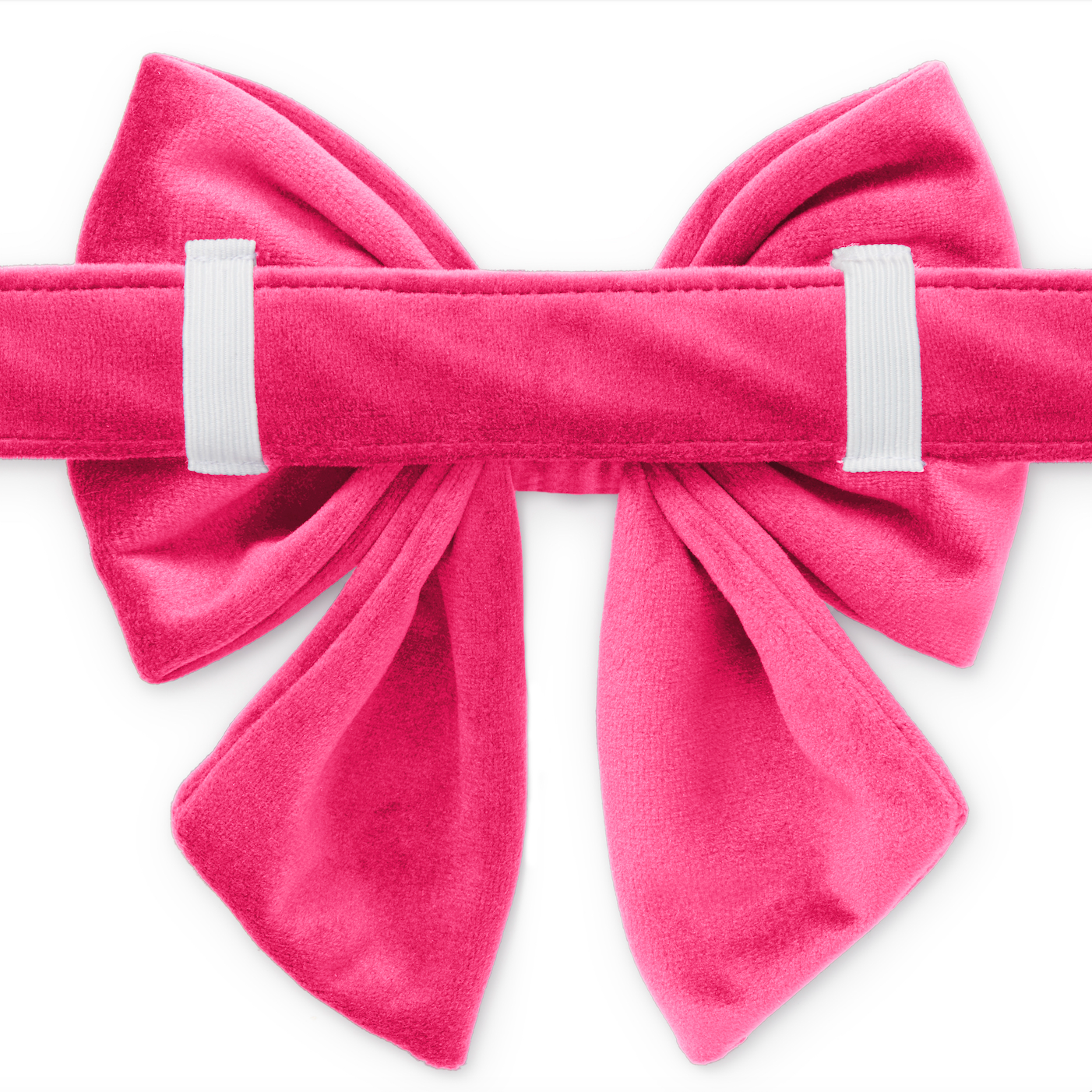 The Foggy Dog - Wholesale Pet Bow Tie - Dog - Hot Pink Velvet Lady Dog Bow1