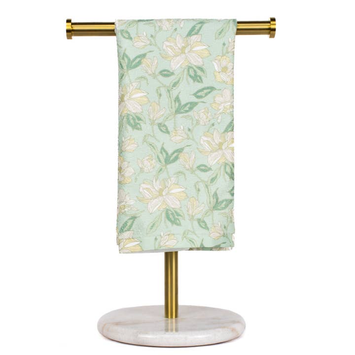 Magnolia Kitchen Towel Misty Blue/Multi 15x25 for wholesale by The Royal Standard