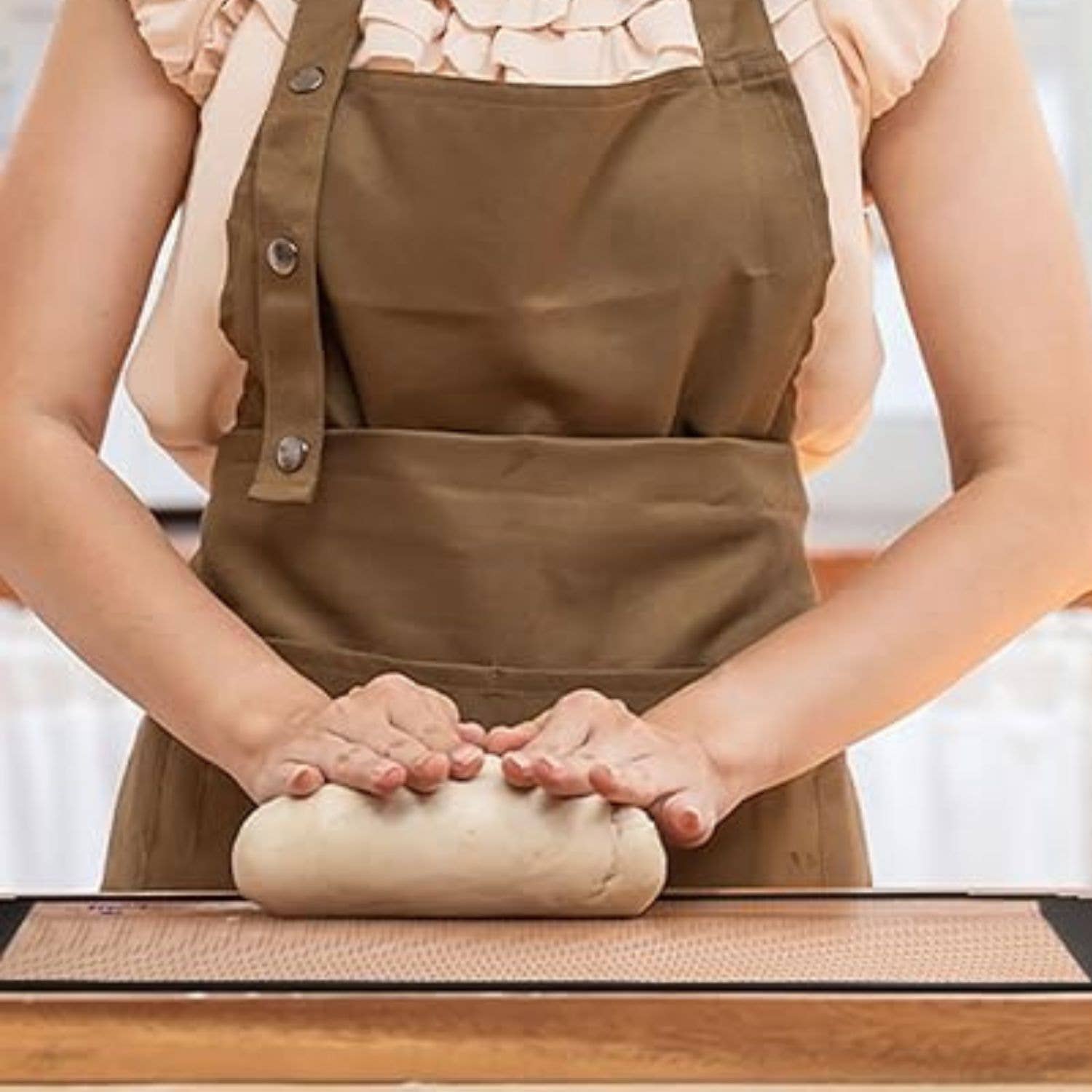 Zulay Kitchen - Vente Feuille/plaque de cuisson - Lot de 2 tapis de cuisson en silicone 42 x 29,5 cm antiadhésifs réutilisables8