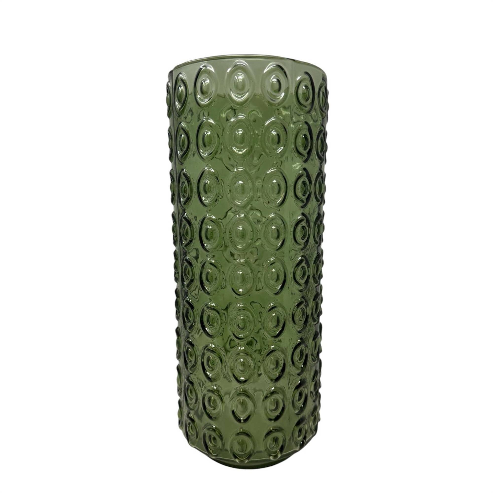 David Christopher's Collection - Wholesale Christmas Decoration - 14”H Glass Vase - Green0