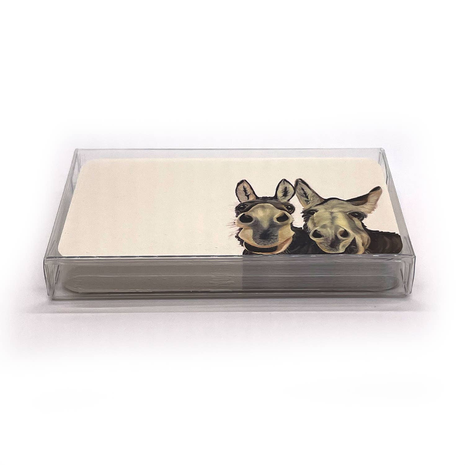 Woollybear Travels - Wholesale Stationery/Notecard Set - Pawsitive Notes- Rescued Donkeys (Lunch Box Notes)4