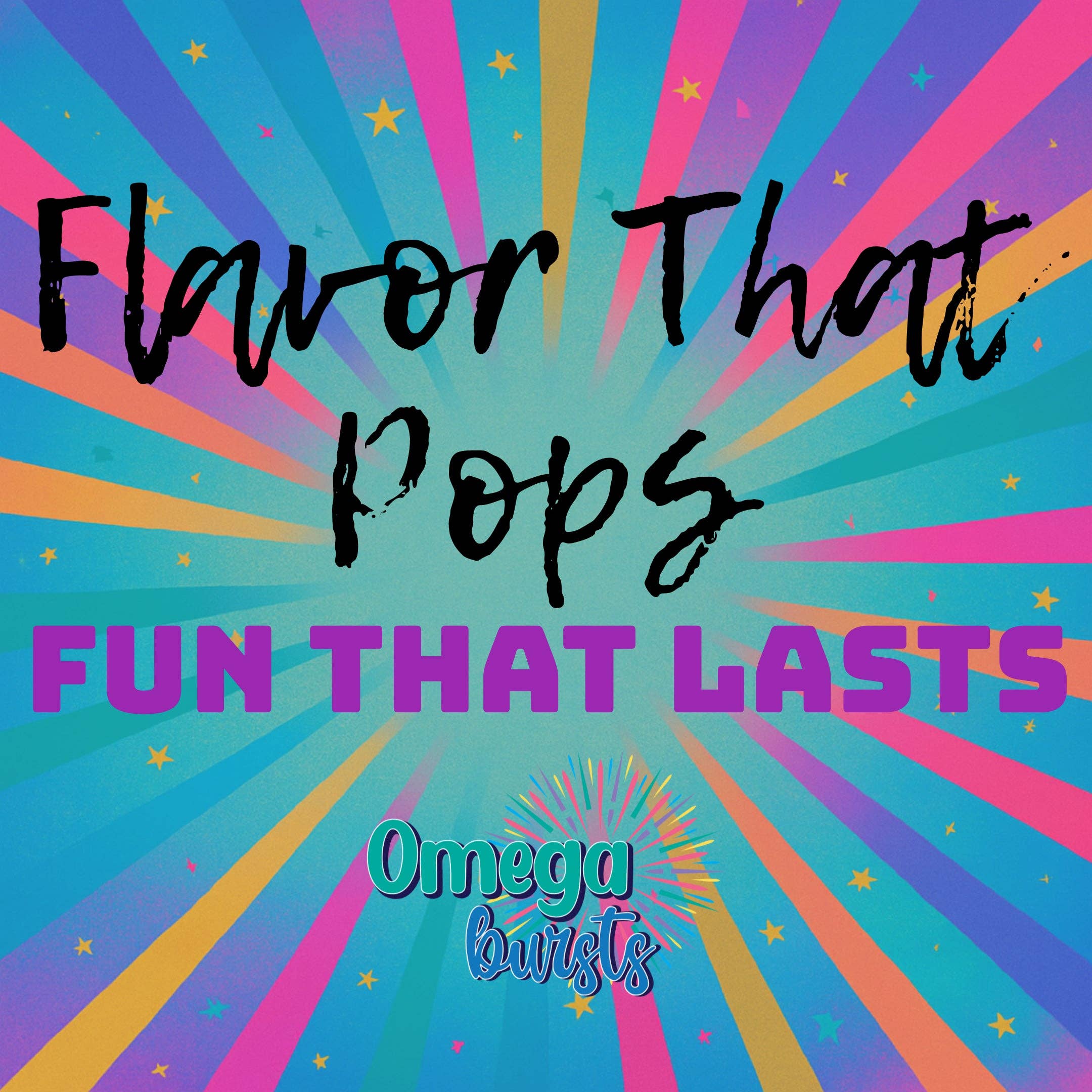 Omega Bursts - Wholesale Gummy - Omega Bursts - Blue Explosion - Super sour Blue Rasperry Bom3