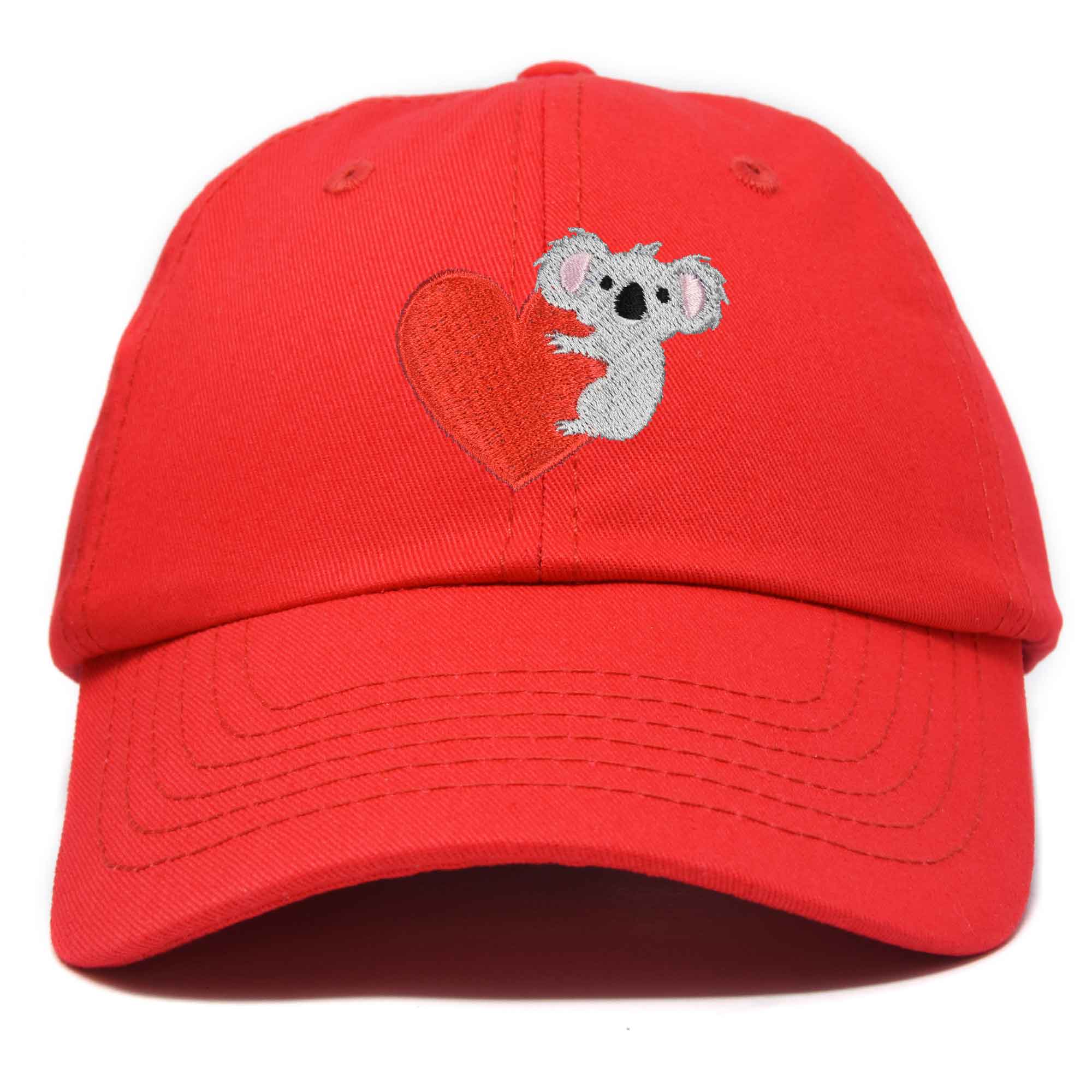 Dalix - Wholesale Baseball Cap - Women's - DALIX Cute Koala with Heart Hat Womens Embroidered Ball Cap16