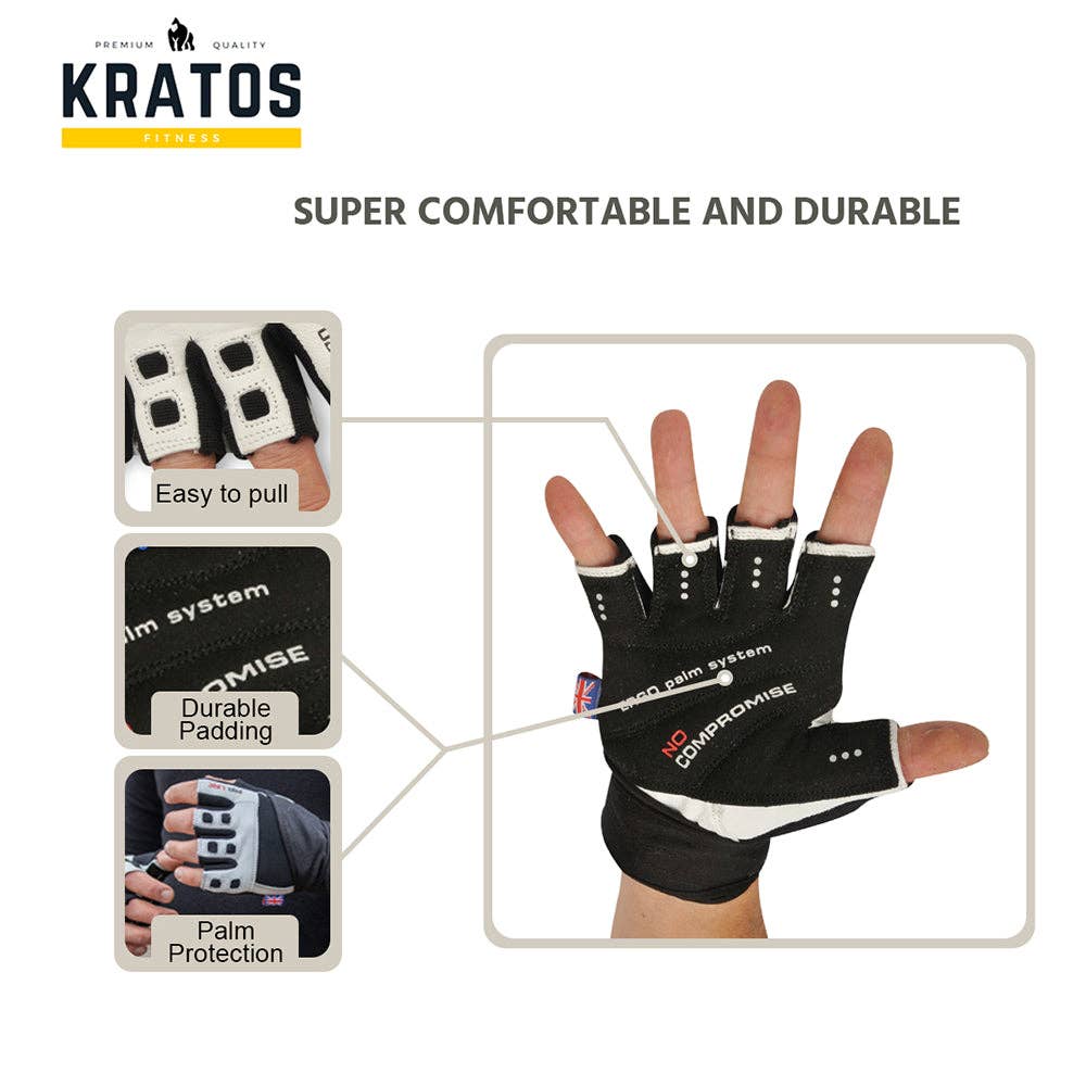 Kratos – wholesale Fitness equipment – Premium Weightlifting Gym Gloves | Improve Your Grip & Performance6