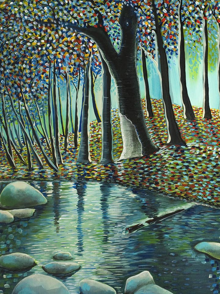 ROCKS IN A STREAM for wholesale by Sevigny Studio