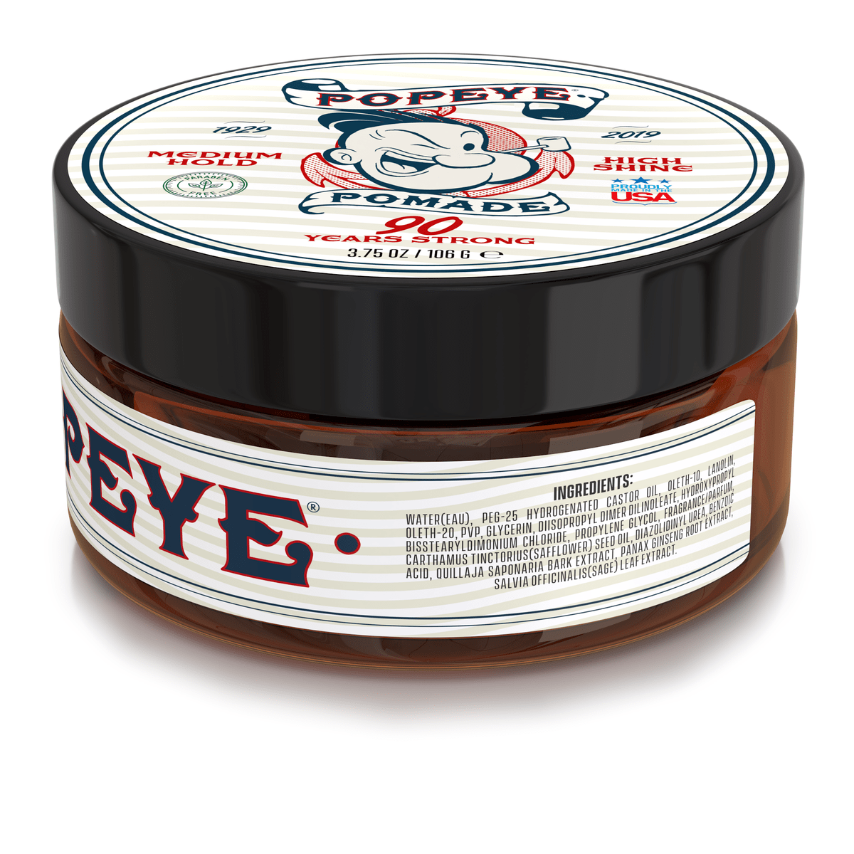 POPEYE Shave Company - Wholesale Hair Pomade - Men's - POPEYE Hair Styling Pomade 3.75oz1