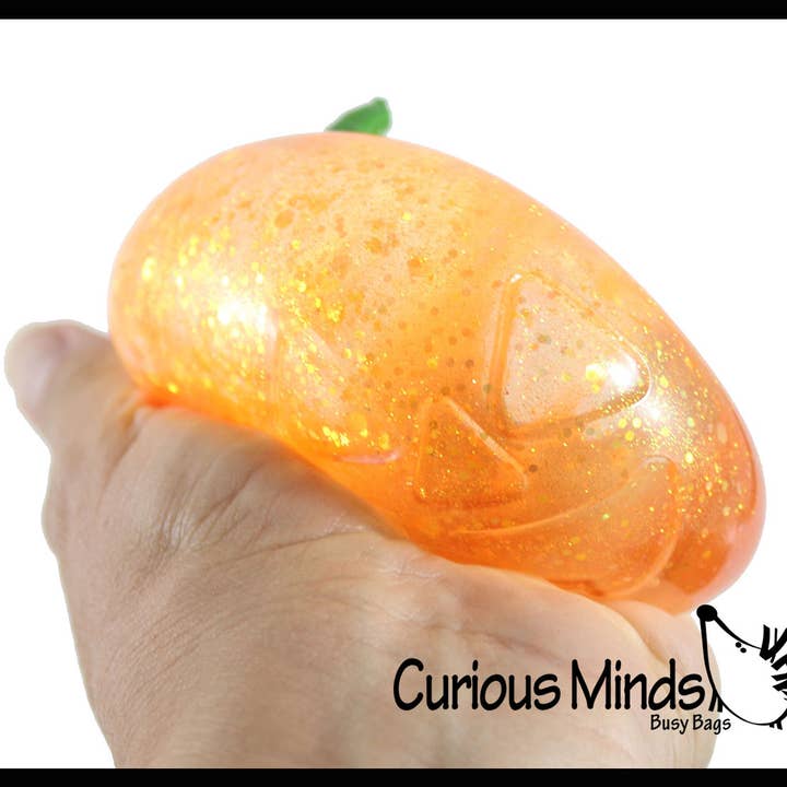 Curious Minds Toys - Wholesale Squishy toy – Kids & Baby - 1 Boxed Realistic Pumpkin Jack o Lantern Sugar Ball - Thick 1