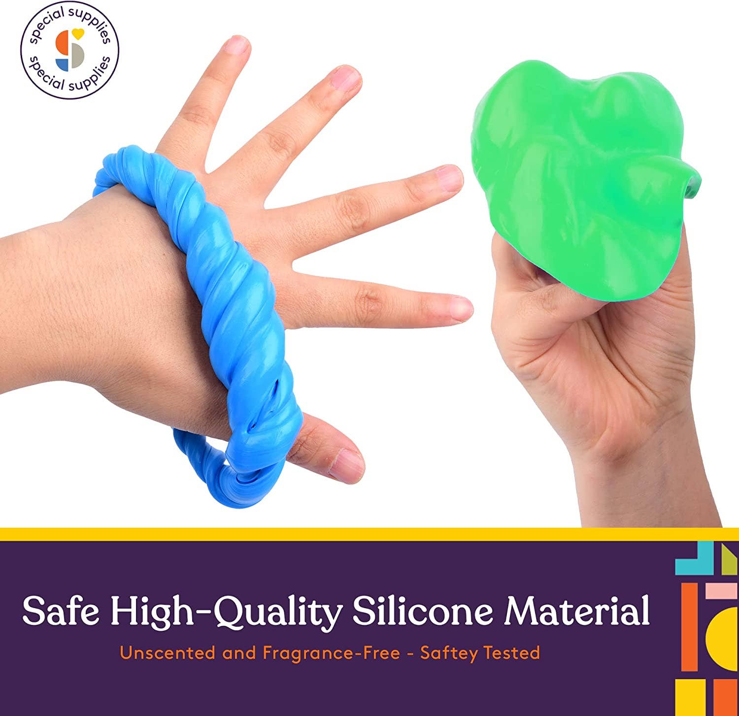 Special Supplies - Wholesale Putty/Slime - Kids - Therapy Putty (Primary Colors): 4 Pack6