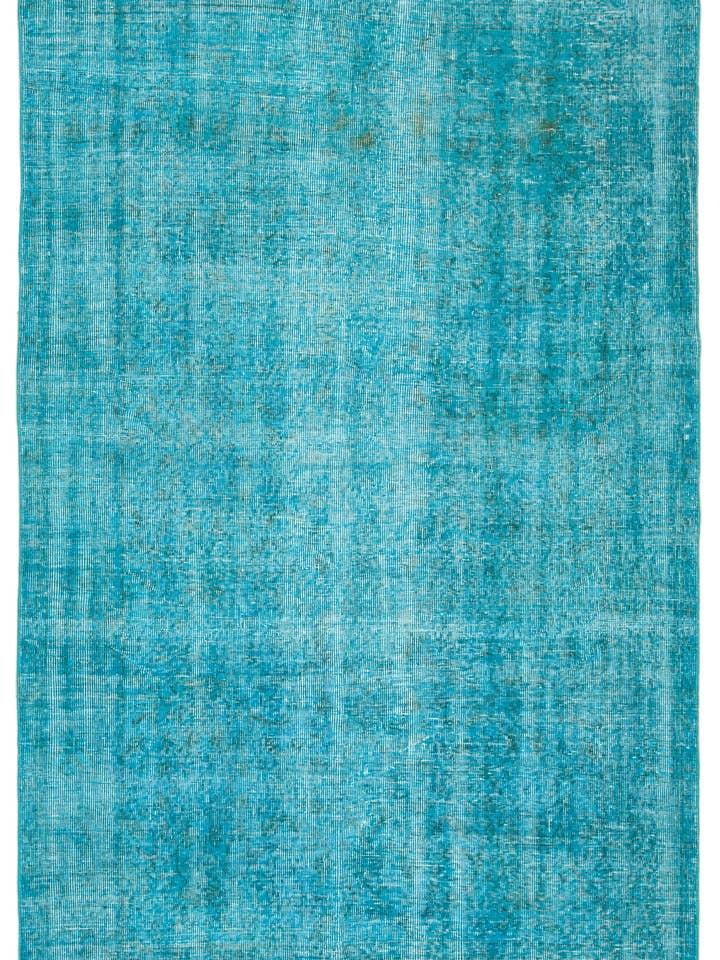 5x8 Turquoise Overdyed Rug - 34760 for wholesale by RUG N CARPET