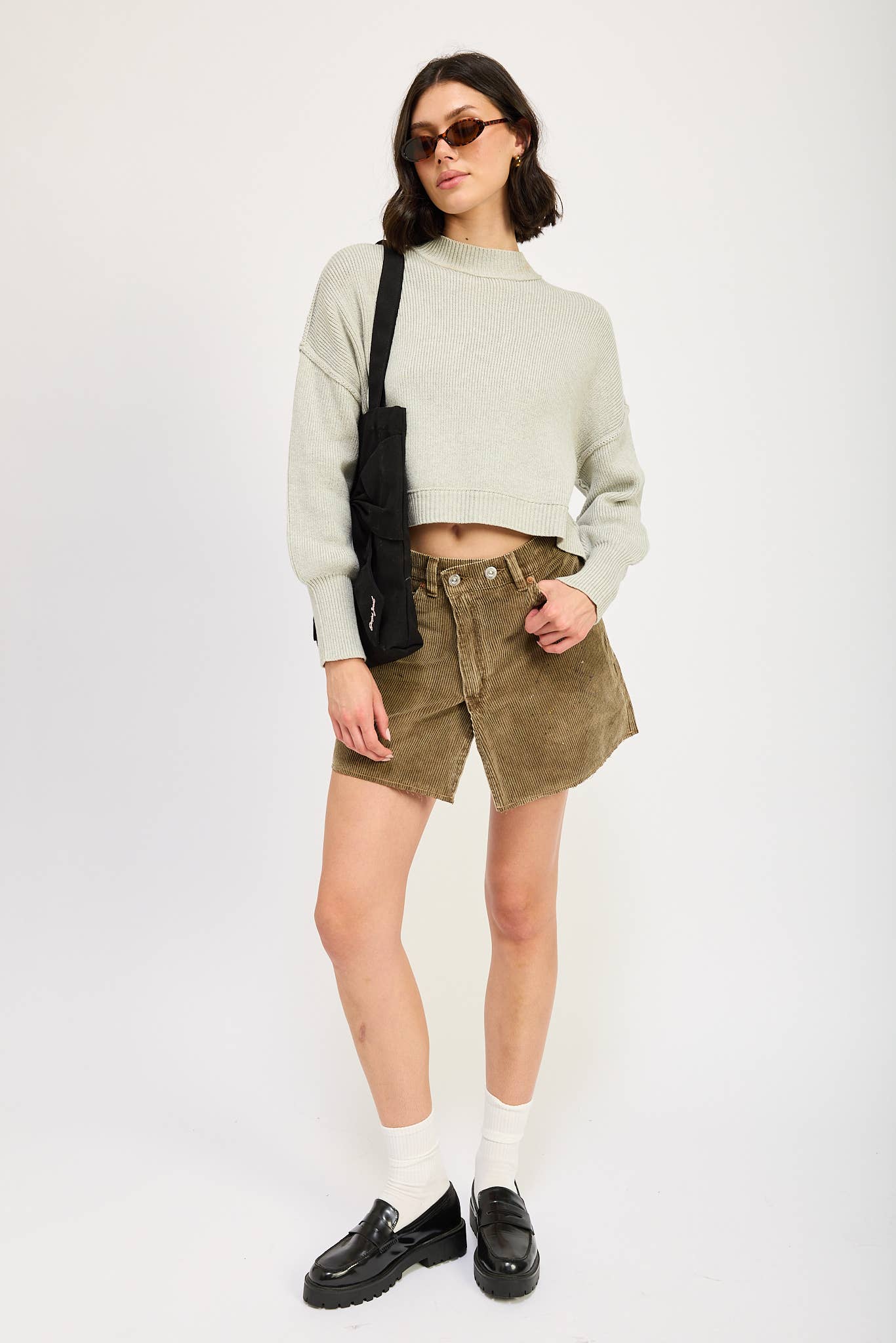 Emory Park - Wholesale Knit Sweater - Women's - MOCK NECK OVERSIZED SWEATER5