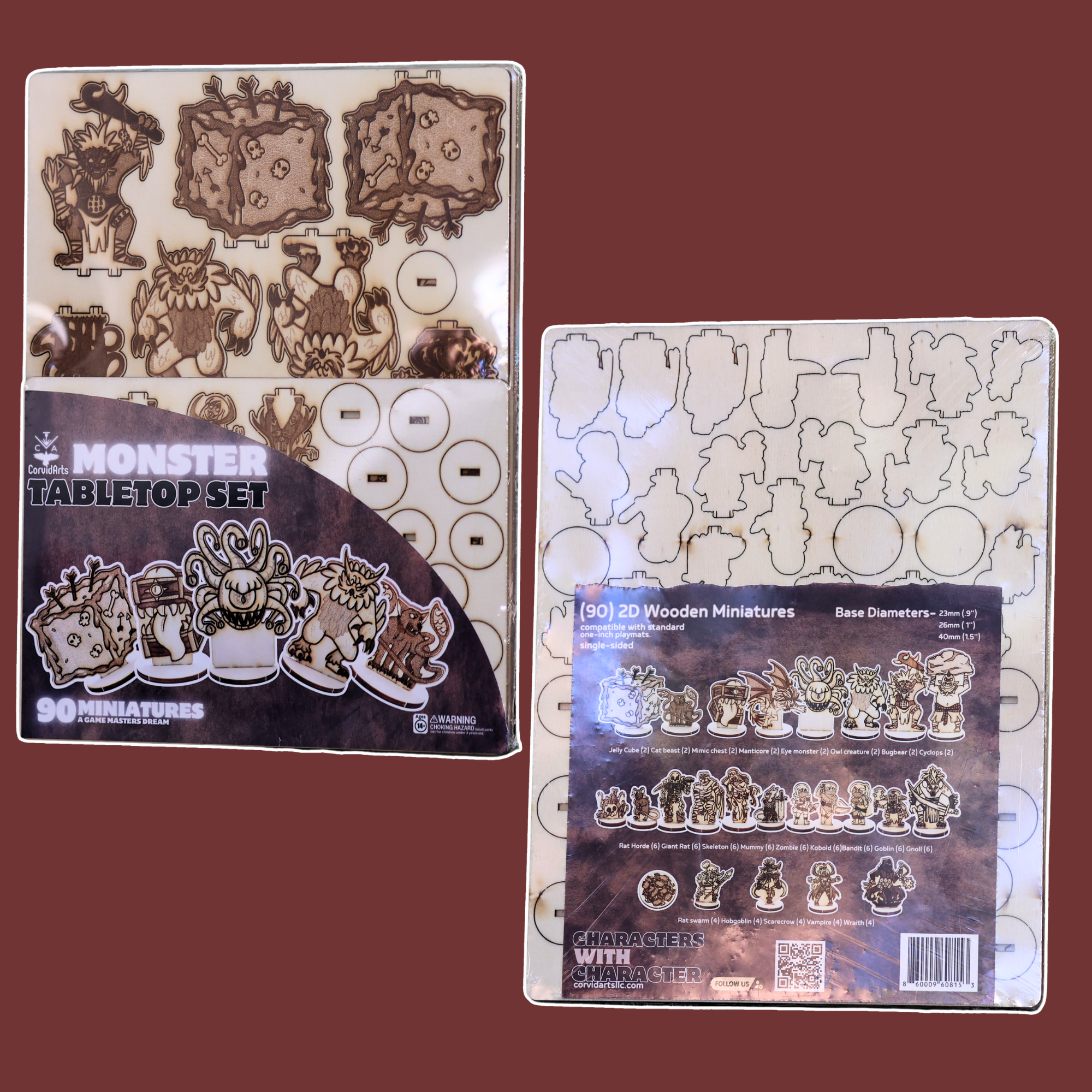 CorvidArts - Wholesale Board Game - Monster Kit (Set of 90)5