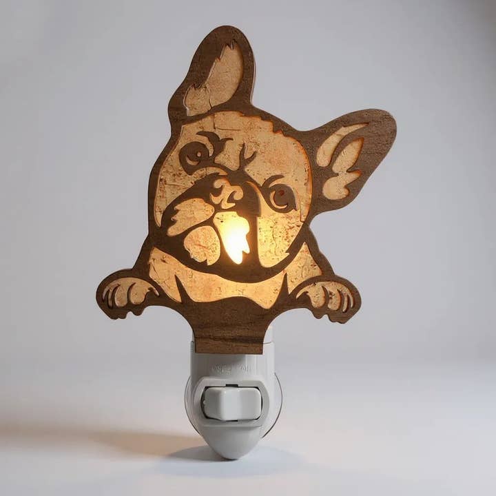 French Bulldog LED Night light Frenchie Nightlight Dog Decor for wholesale by Gulf Coast Custom