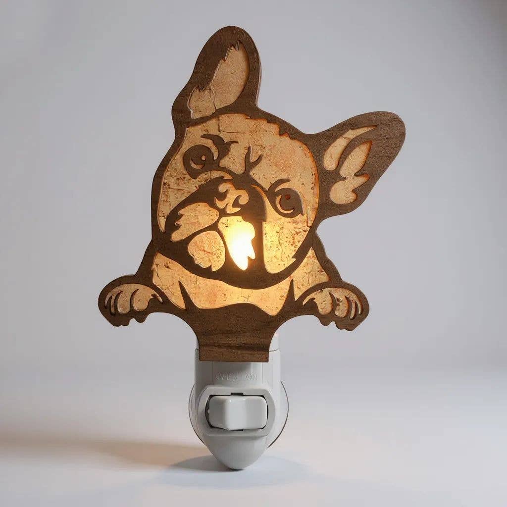 French Bulldog LED Night light Frenchie Nightlight Dog Decor for wholesale by Gulf Coast Custom