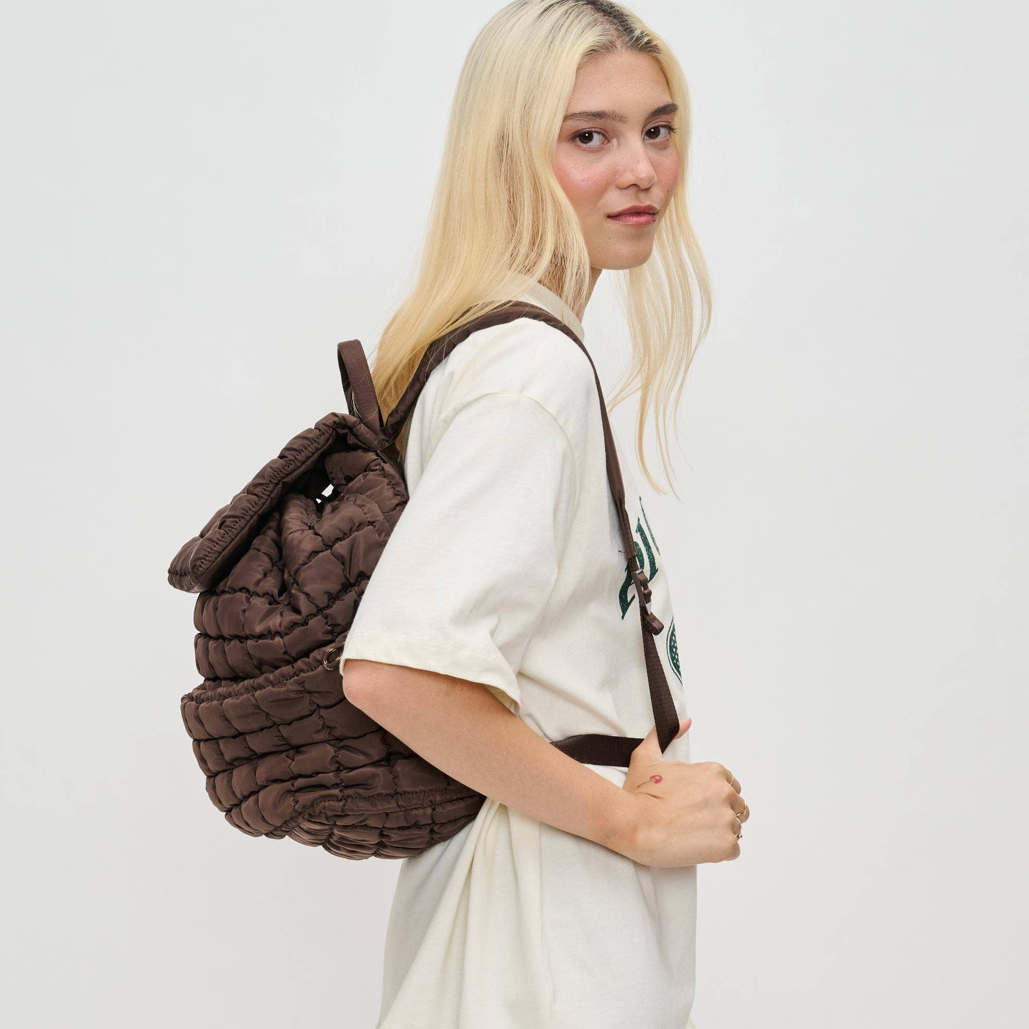 Sol and Selene – Mochila - Mulher por atacado – Mochila Acolchoada de Nylon Vitality50