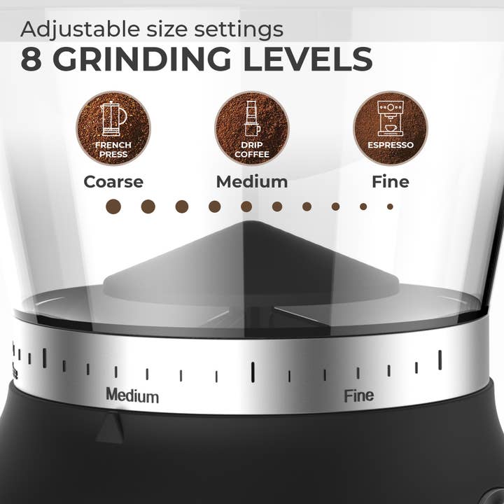 Kaffe - Wholesale Coffee grinder - Kaffe Electric Conical Burr Coffee Grinder KF81504