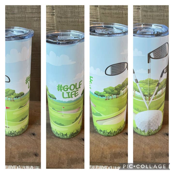 Golf Life 20 oz Sublimation Tumbler for wholesale by NYOG Side Hustle