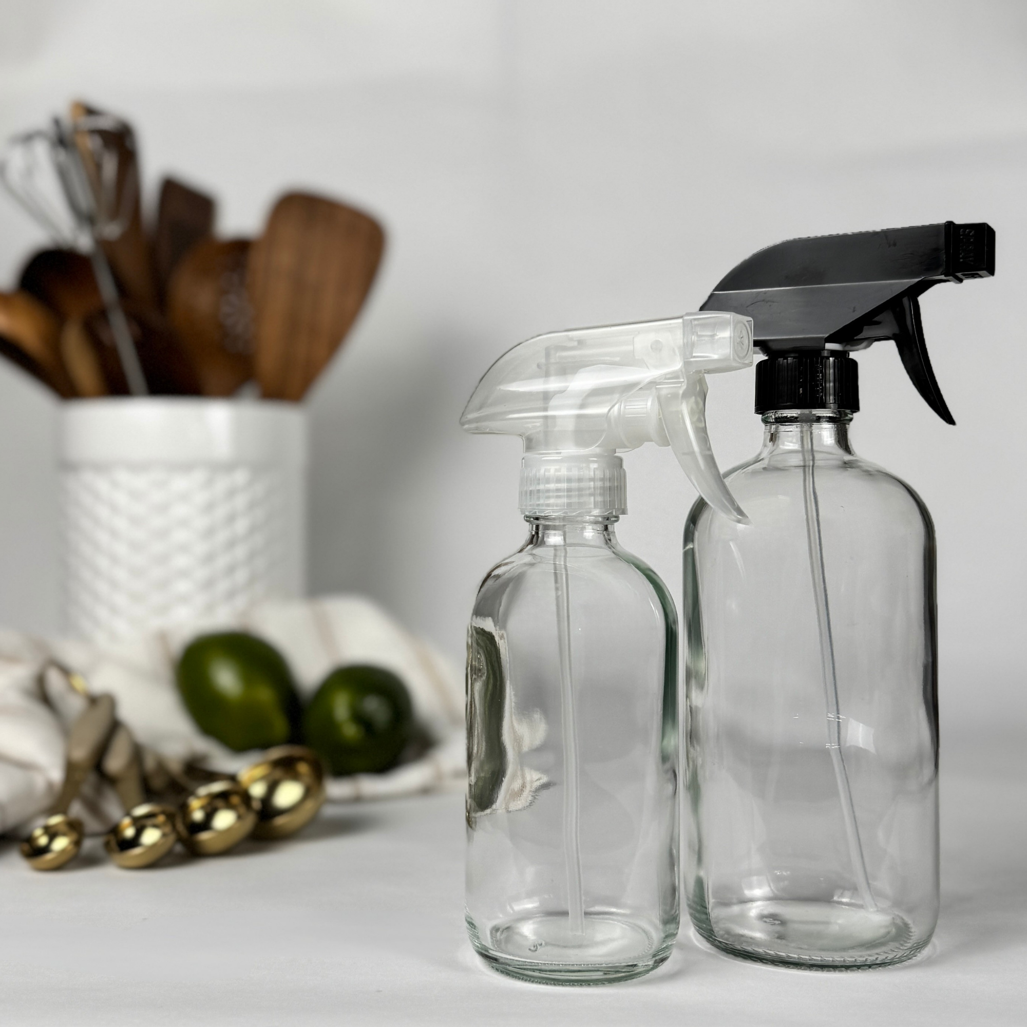 Blush Apothecary – wholesale Soap dispenser – Clear Glass Dispenser Bottle | 8 or 16-ounce1