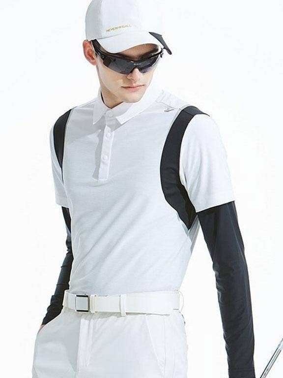 Camiseta de malha sombreada por atacado de Nevermindall Golf