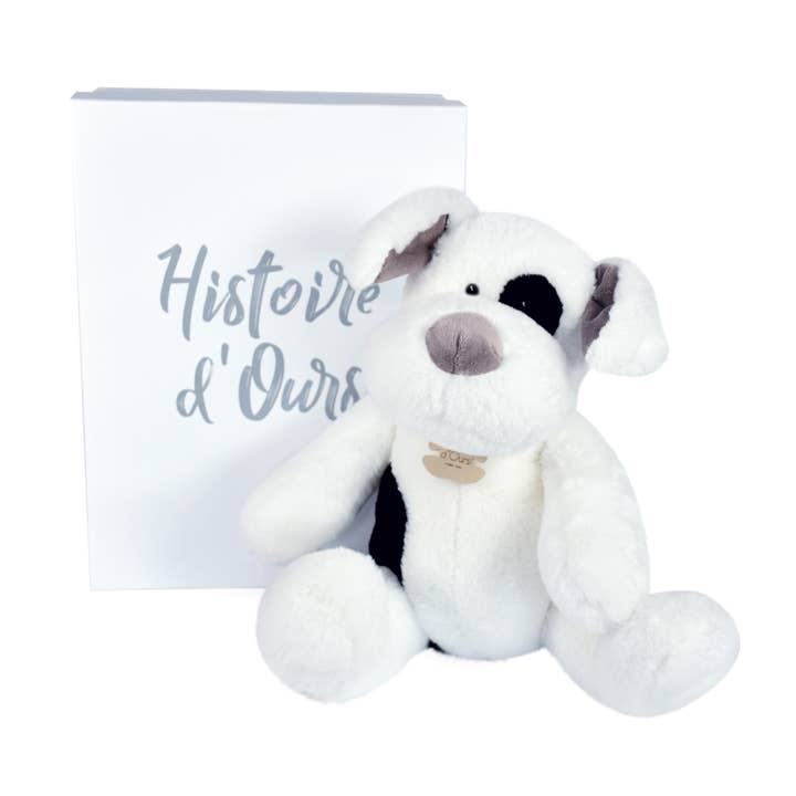 Doudou Et Compagnie - Wholesale Stuffed/Plush Toy - Kids & Baby - Noopy Black and White Plush Dog Toy