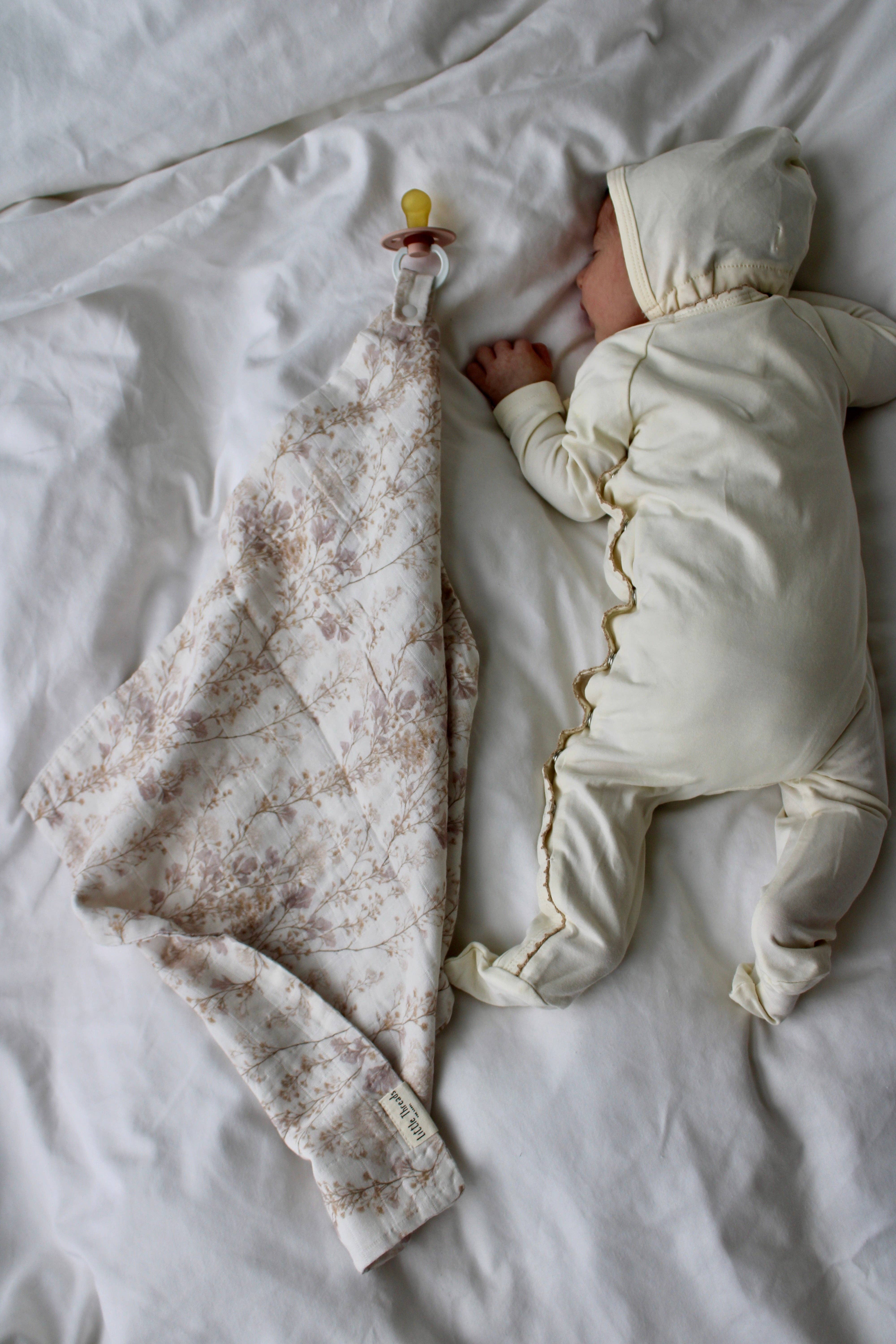 Little Threads - Wholesale Security/Cuddle Blanket - Baby - Delicate Neutral Branches Lovey1