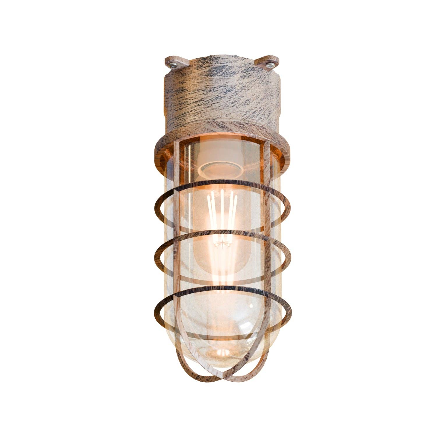 Ledsone – wholesale Chandelier/hanging light – Retro Oval Bulkhead Cage Wall Ceiling Mount Fitting Light ~55250