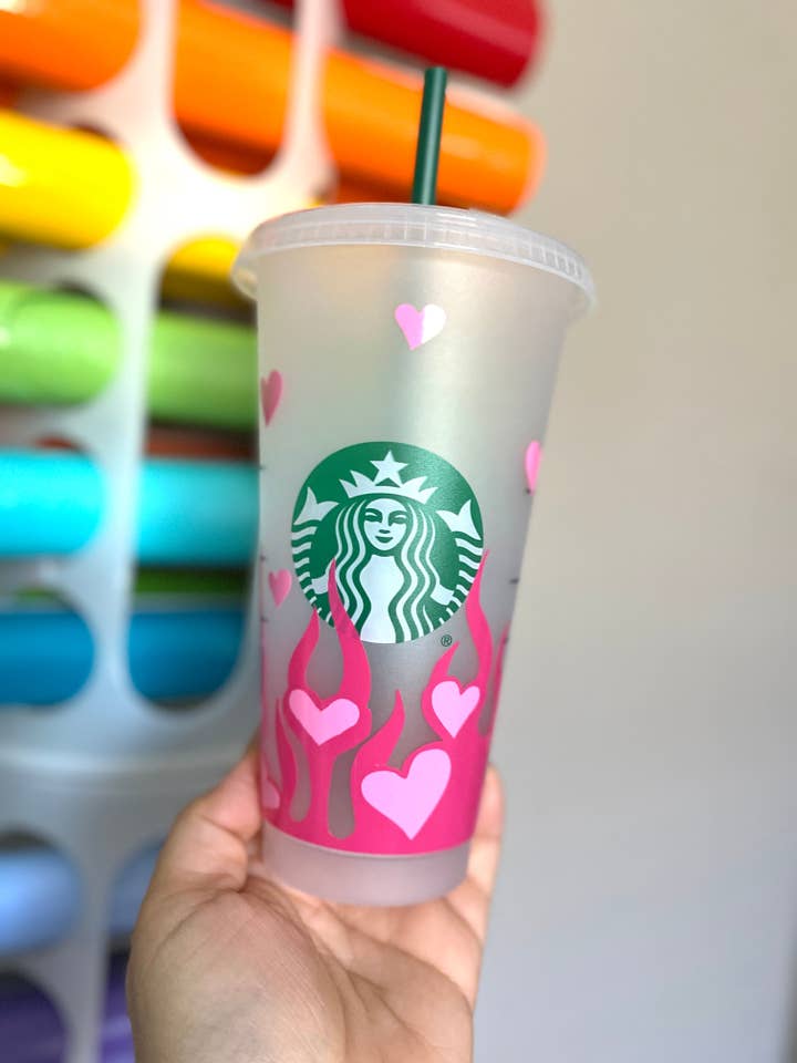 Love Flame Tumbler for wholesale by Beautiful Disaster NMC