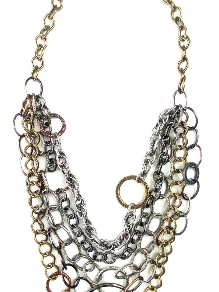 RM507 NK-Mixed Chains Multi STD. Collage for wholesale by Lost & Found Trading