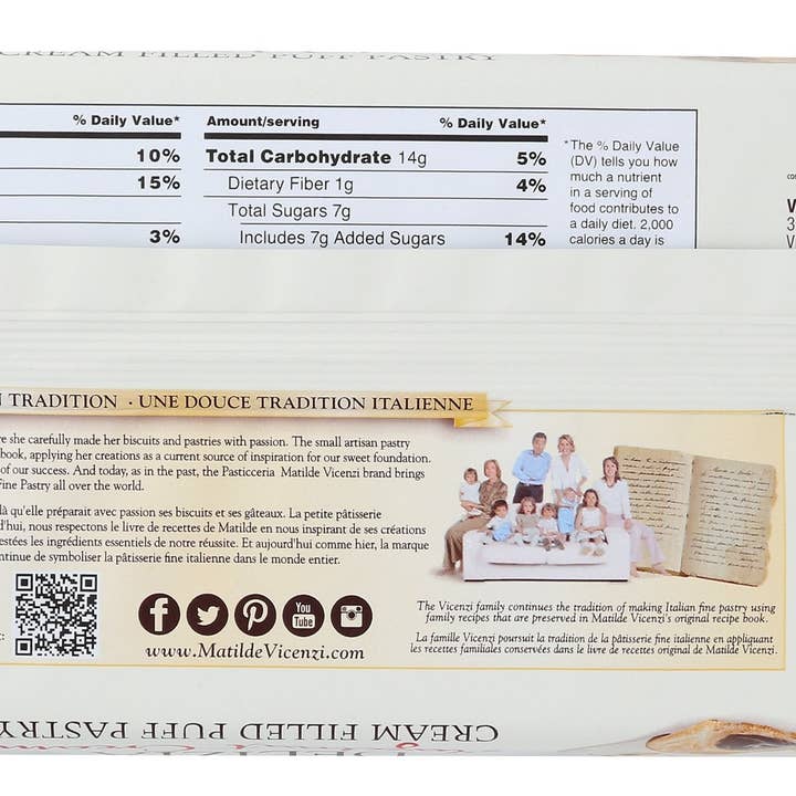 Everyday Supply Co - Wholesale Cookie - VICENZI PUFF PSTRY DELIZIA HZLNT - Case of 81