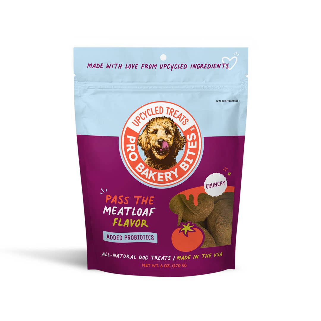 Pro Bakery Bites by Ag-Alchemy - Wholesale Pet Treats - Dog - Pro Bakery Bites Crunchy - Pass The Meatloaf 6oz