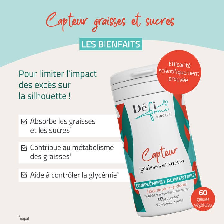 Défi Forme - Wholesale Oral Supplement/Vitamin - Fat and sugar sensor4