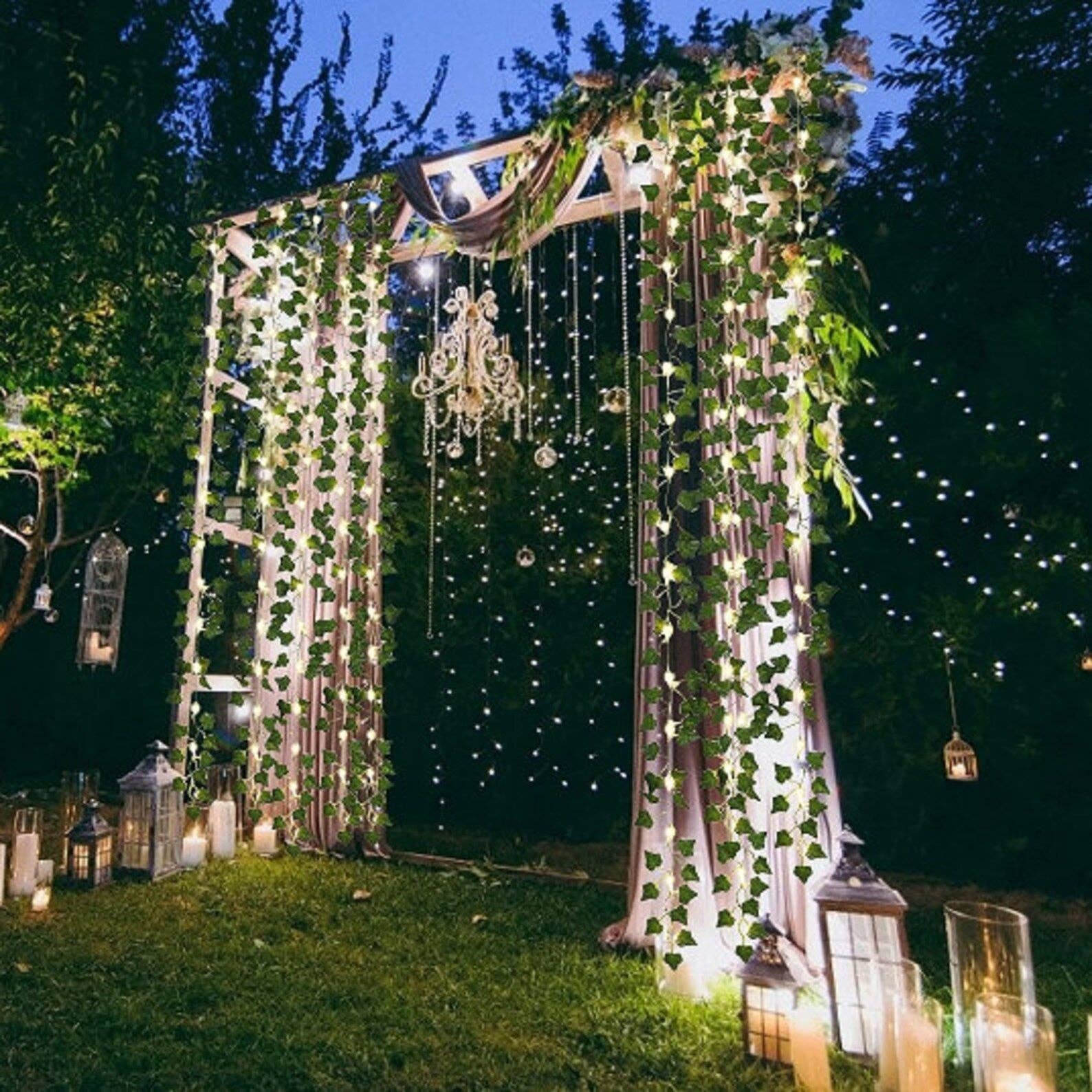 BRECK + FOX - Wholesale String Lights - Solar Ivy String Lights1