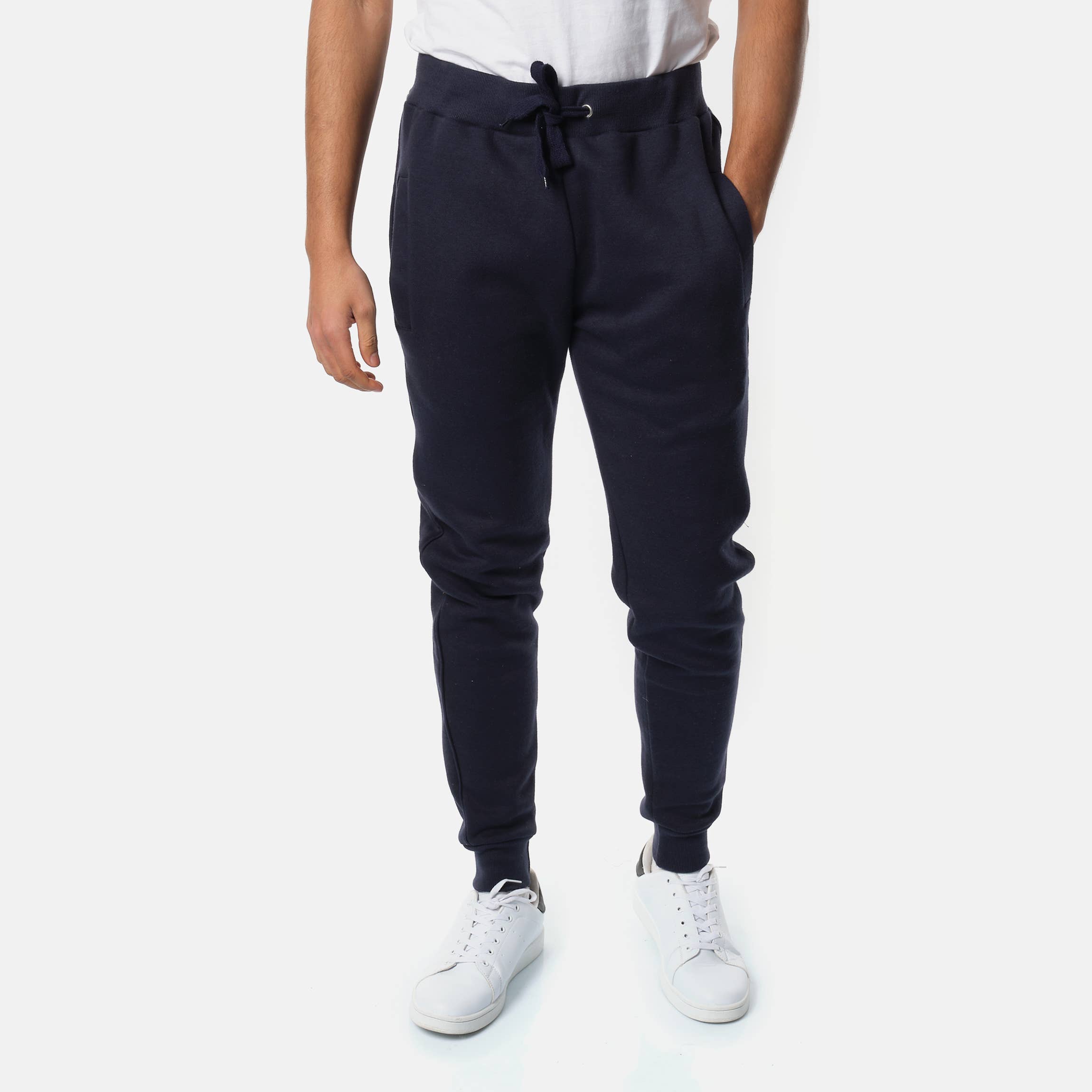 ECAFLIP-2 NAVY fleece joggers for wholesale on Faire0