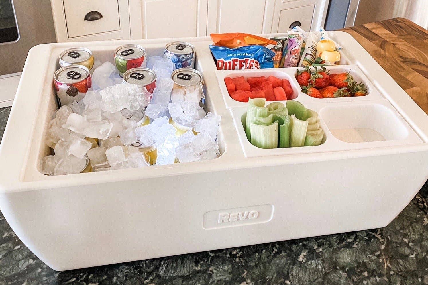 REVO Coolers - Wholesale Cooler/Cooler Bag - Dubler Party Cooler™ | Polar White5