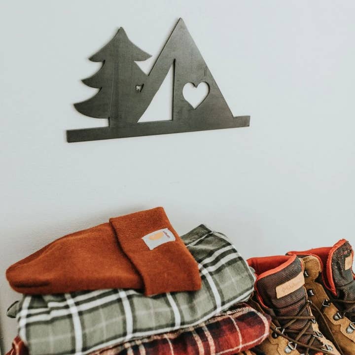 Tent & Tree Wall Decor for wholesale by Keystone Steel Co.