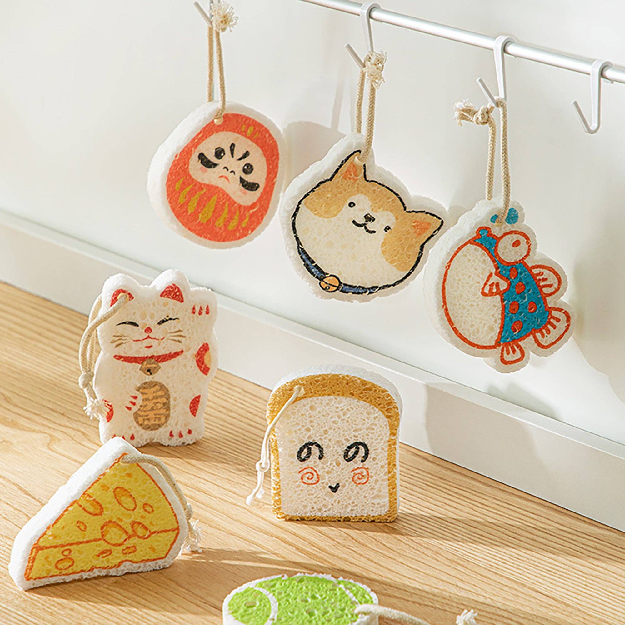 MinoCraft - Wholesale Dishcloth - Wood pulp dish sponge0