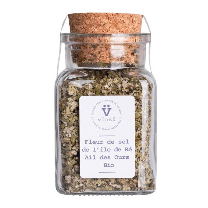 Vinzü - Wholesale Salt - Fleur de sel from Île de Ré with wild garlic