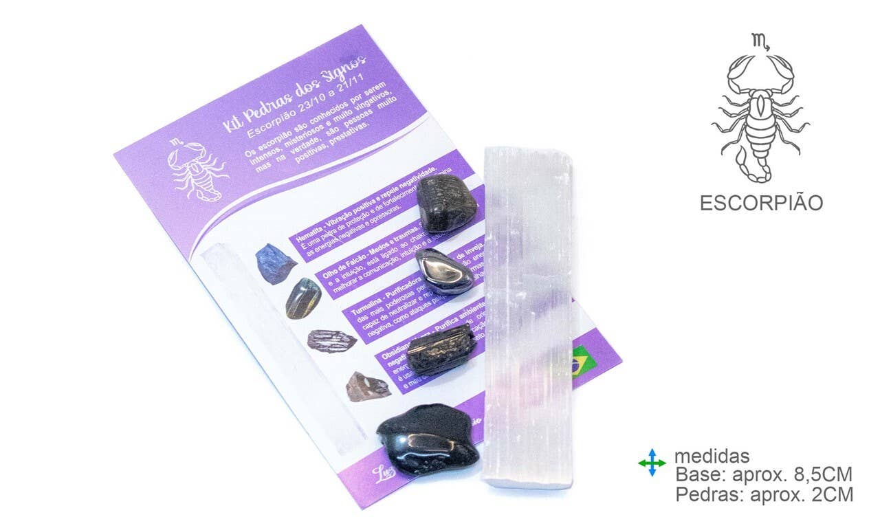 Esoterica Arte - Wholesale Spiritual Stone/Crystal - Scorpio Sign Stones Kit0