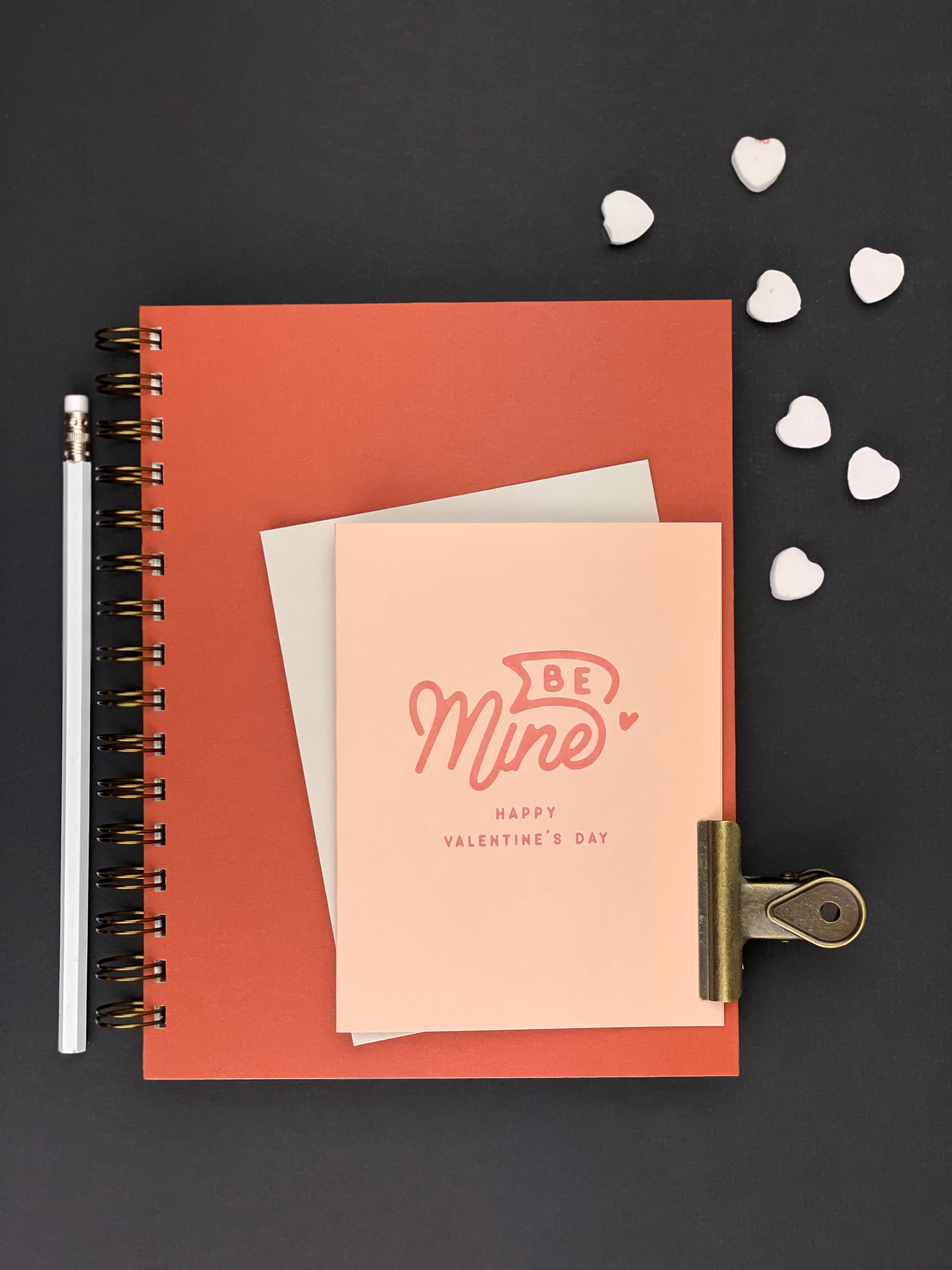 Ruff House Print Shop – Cartão de Dia dos Namorados por atacado – Cartão de Dia dos Namorados Be Mine1