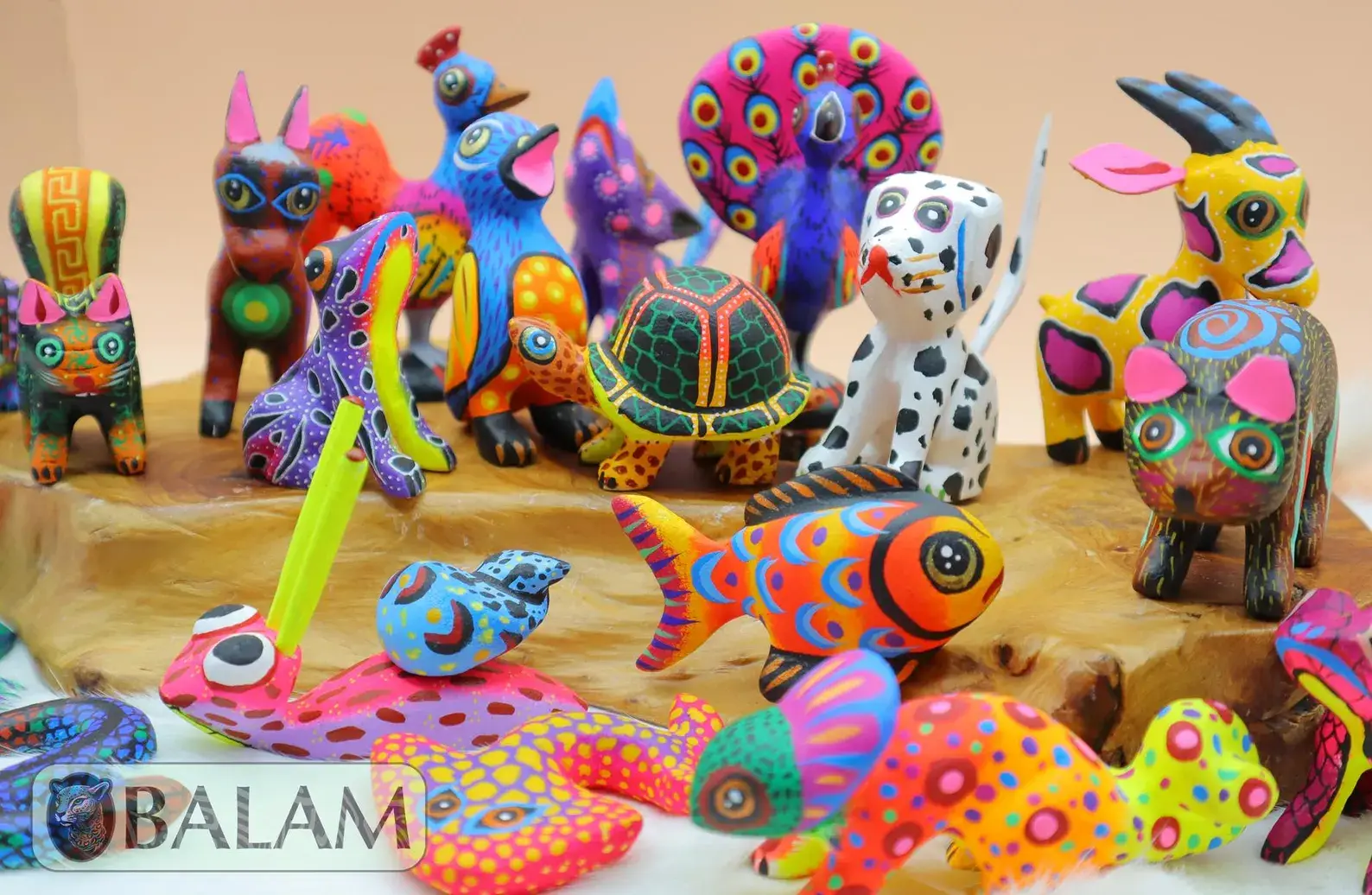 Balam Arts - Wholesale Sculpture - Small PREMIUM alebrije - Assorted Wood Carved Alebrijes4