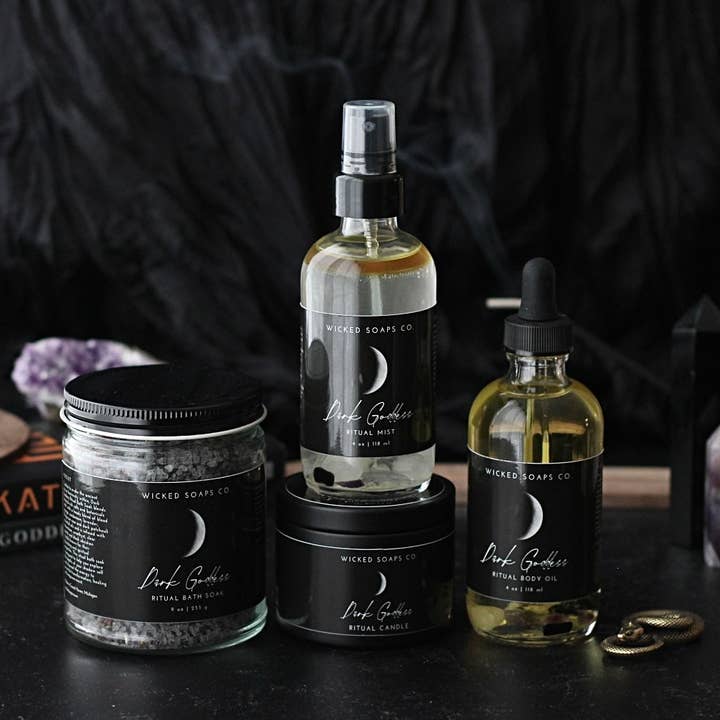 Wicked Soaps Co. - Wholesale Bath/body oil - Dark Goddess Ritual Body Oil4