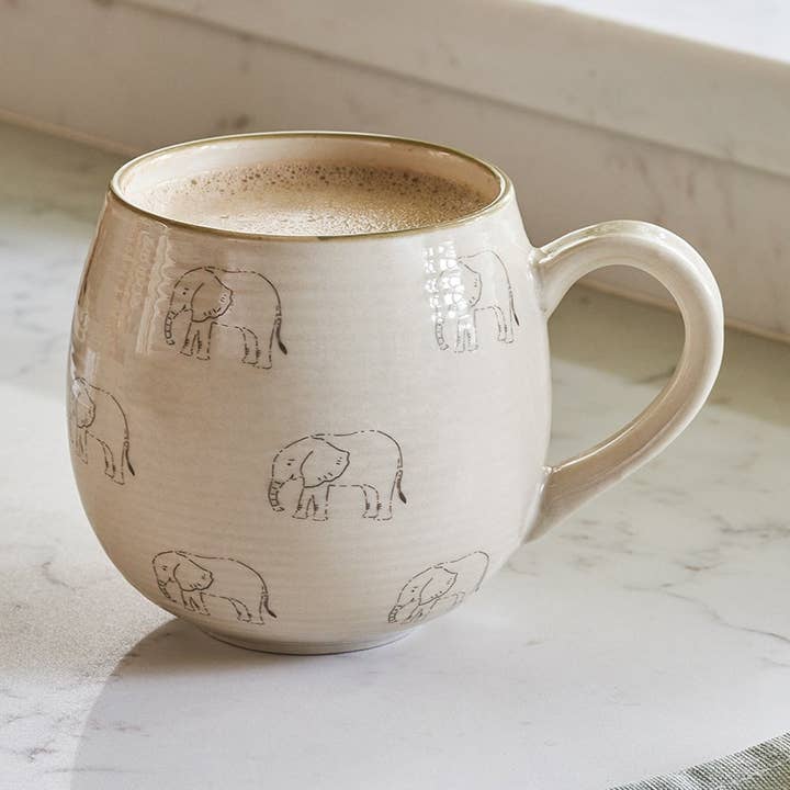 Elephant Stoneware Mug for wholesale by Sophie Allport