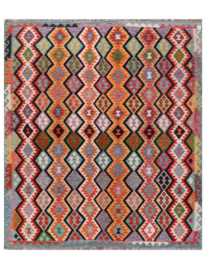 Maimana Afghanistan Kelim-Teppich - 290 x 257 cm für den Großhandel von Imaco Rugs