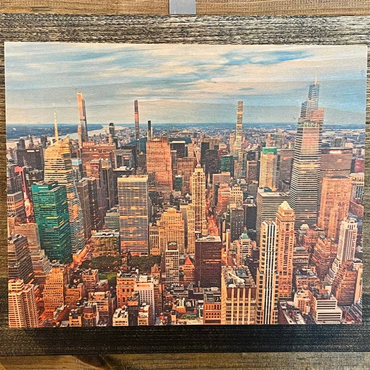 8x10 Double Mount Wall Art - New York City for wholesale by Homespun Goods