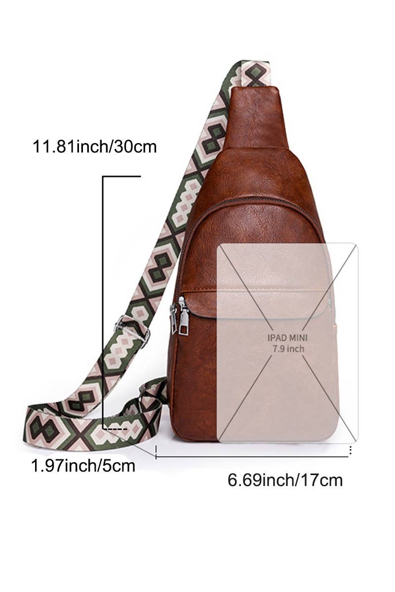 Vanilla Monkey – wholesale Crossbody bag – Women's – Guitar Strap Crossbody Chest Sling Bag5