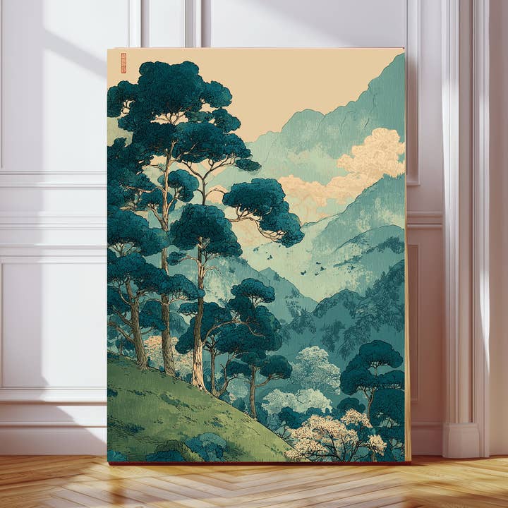 Japanese Landscape Art Print for wholesale by Kumo Art Prints