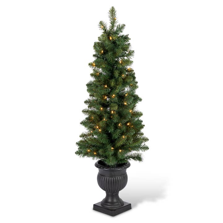 Promos 4.5ft Pre-Lit Pine Porch Tree for wholesale by The Gerson Companies