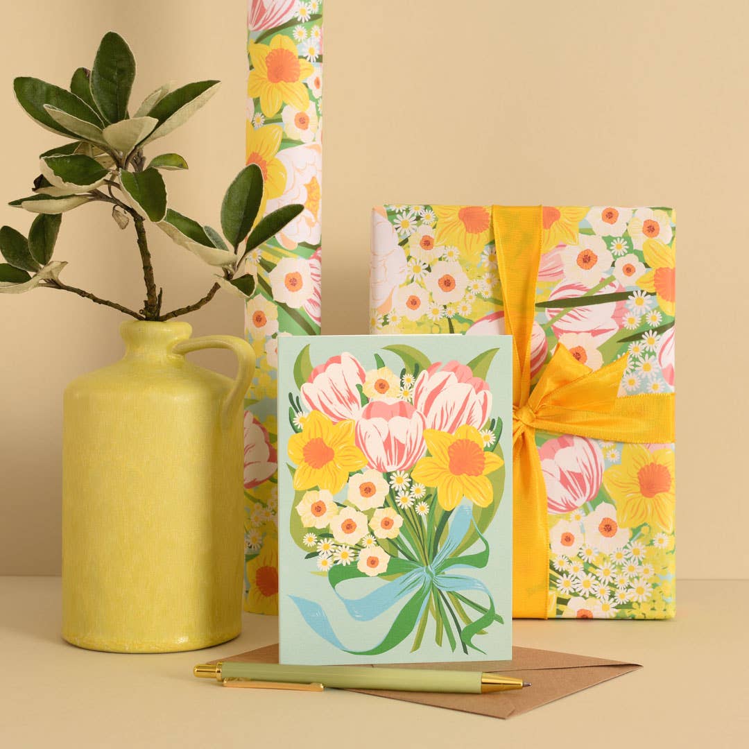 Printer Johnson Ltd – wholesale Everyday greeting card – Spring Bouquet | Everyday greetings card | Floral4