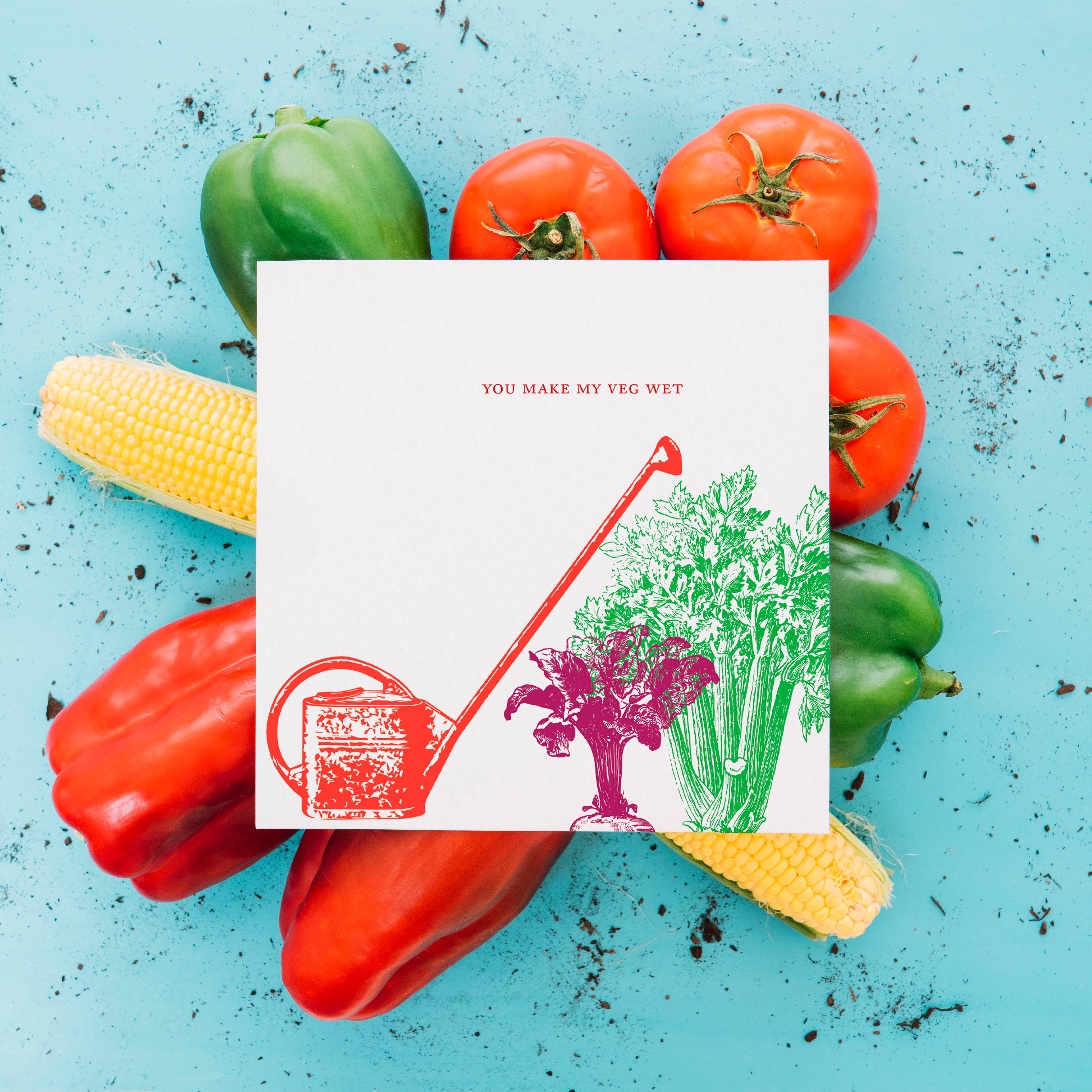 Ampersand M Studio - Wholesale Love Card - Wet Veg Sexy Valentine's Day Greeting Card3